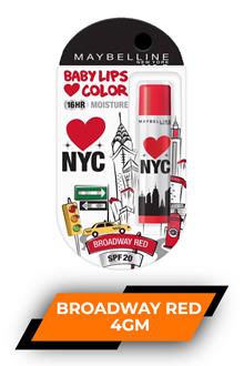 Maybelline Baby Lips Broadway Red 4gm
