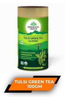 Organic India Tulsi Green Tea Classic 100gm