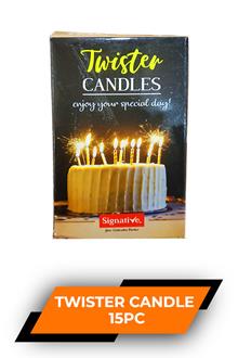 Sig Twister Candle 15pc 2184