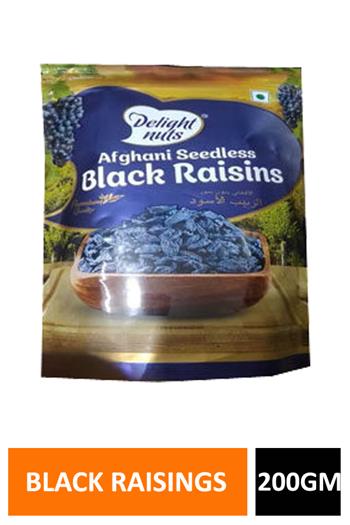 D Nuts Afghani Black Raisins 200gm